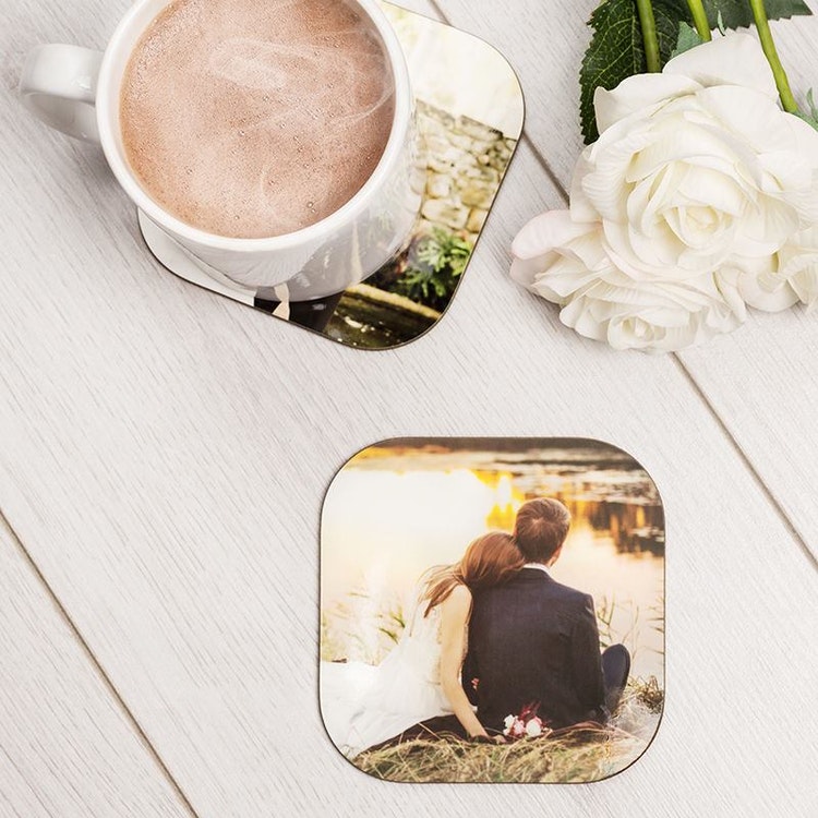 individual name photo coasters