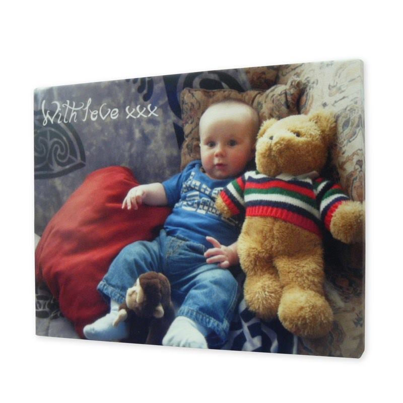 canvas prints with text custom message printed on canvases