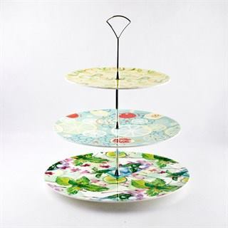 All Three Tiers of Personalized Cake Stand